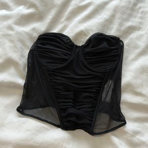 Zara bustier M new black